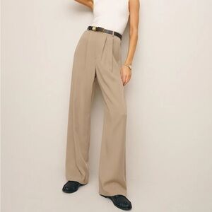 Reformation Petites Mason Pant in Khaki, Size 0